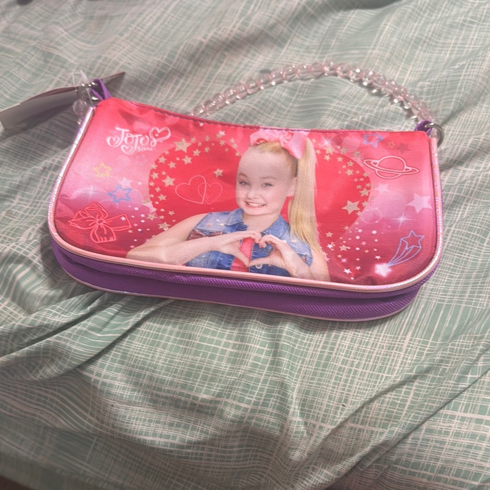 JoJo Siwa Pink and Purple Sparkle Bags